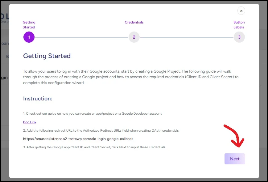 Fields for entering login credentials or API keys.